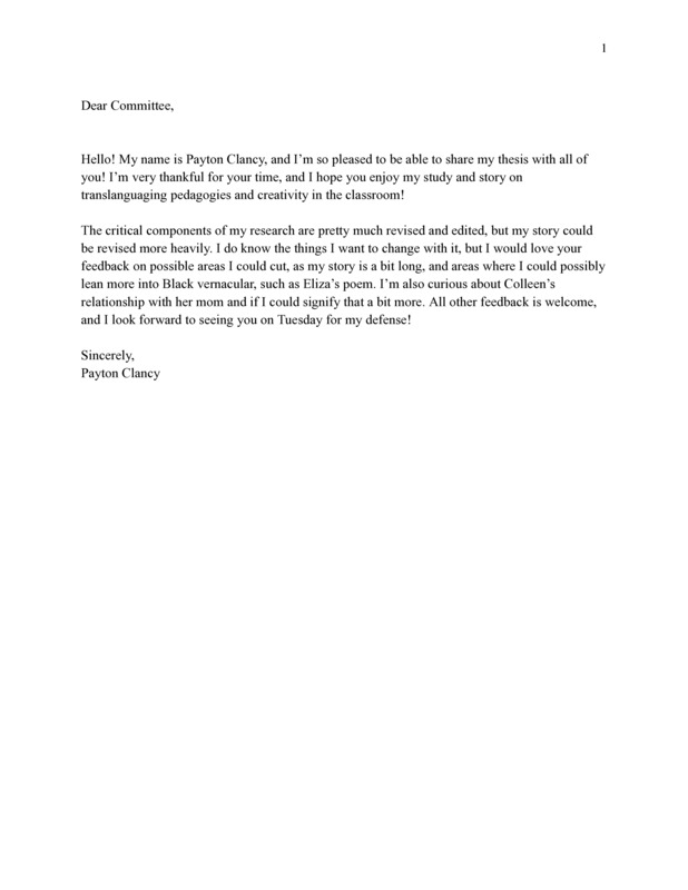 Introduction: "What if I told you that everything you thought you knew about English as a taught subject was based on the language and ideologies of white supremacy? Would you believe me? I don’t know if I would believe me either, as it's so brushed over in our society that we categorize what we learn in English classes as “normal” or “proper” without even taking a second glance. This is why when I started my journey through writing studies courses in my undergraduate studies, I was left in shock. Everything I knew about the English I wrote and spoke in school was based on whiteness being superior to every race and identity, and I was mortified. The English I spoke with friends and family, however, was not “standard English,” in fact, it was far from it. This was the English that was then encouraged to me in college, and soon, I began research on other forms of English that are not included in English classrooms but should be."