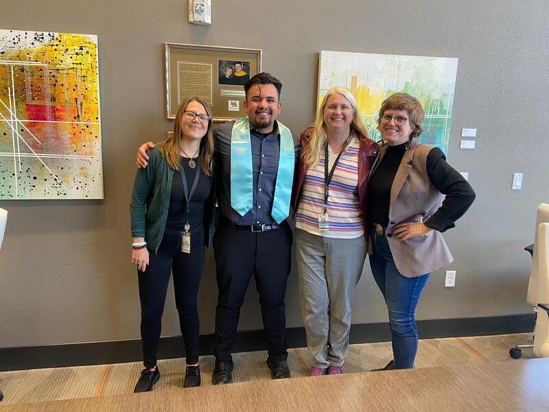 Wesly Torres-Lopez with his committee